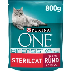 Purina One Sterilcat - Kattenvoer - Rund Granen 800 g