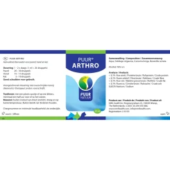 Puur Natuur Arthro - Voedingssupplement - Gewrichten - Spieren - 50 ml