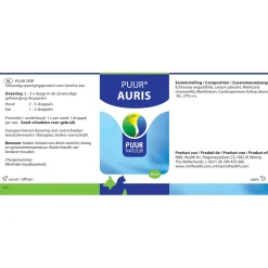 Puur Natuur Auris - Oorverzorgingmiddel - 30 ml