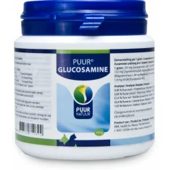 Puur Natuur Glucosamine - Supplement - Gewrichten - Spieren - 100 g Hond/Kat
