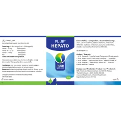 Puur Natuur Hepato - Supplement - Lever