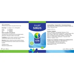 Puur Natuur Sinus - Supplement - Luchtwegen - 50 ml