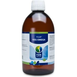 Puur Natuur Veg Omega - Voedingssupplement - Huid - Vacht - 500 ml