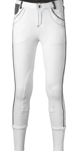P3-Wear Rijbroek Kids Wit - Ruiterkleding