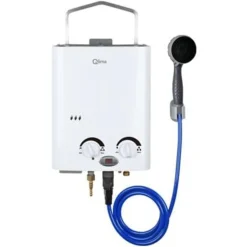 Qlima Draagbare Outdoor Douche - Recreatie - 29x15x37 cm 5.5 l Wit