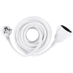 Q-Link Verlengsnoer 3x1.5 - Elektra - 10 m Wit 3500 Watt