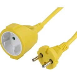 Q-Link Verlengsnoer 2x1.5mm - Elektra - 30 m Geel