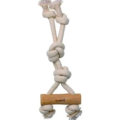 Quapas! Hondenspeeltje Koffiehout Canape - Hondenspeelgoed - 38x12 cm