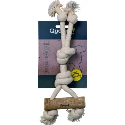 Quapas! Hondenspeeltje Koffiehout Canape - Hondenspeelgoed - 38x12 cm