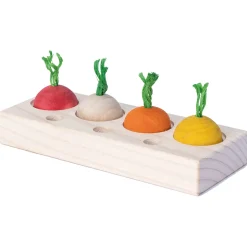 Quapas! Veggies Snack Puzzle Triangle - Speelgoed - 21x6x8.4 cm per stuk