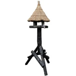 Raben Voederhuis Struis Klein - Voederhuis - Ø50x160 cm Zwart