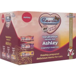 Renske Variatie Box Ashley - Kattenvoer - Zalm Eend Kip 30x70 g Mousse