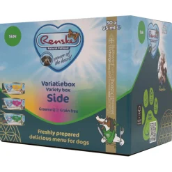 Renske Variatie Box Side - Hondenvoer - Kip Lam Kalkoen 30x95 g Graanvrij