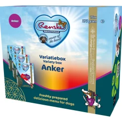 Renske Variatiebox Anker - Hondenvoer - Konijn Eend Rund 15x375 g Glutenvrij