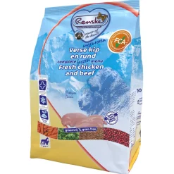Renske Vers Ingevroren Maaltijd - Diepvriesvoer - Kip Rund 600 g