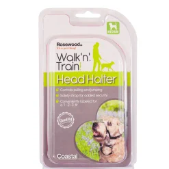 Rosewood Gentle Leader Zwart - Anti-Trek