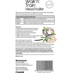 Rosewood Gentle Leader Zwart - Anti-Trek