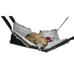 Rosewood Pluche Tunnel En Hangmat - Slaapplaats - 36x2x41 cm Grijs