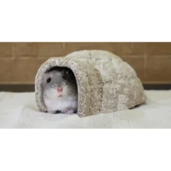 Rosewood Snowy Hamster Igloo - Kooi Accessoire - 14.5x17x7 cm Wit