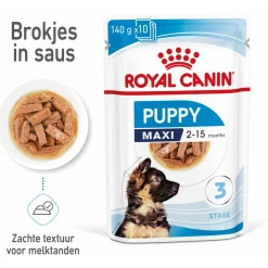 Royal Canin Maxi Natvoer - Puppy-Hondenvoer - 10x140 g