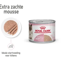 Royal Canin Mother & Babycat Mousse - Kitten-Kattenvoer - 195 g