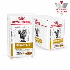 Royal Canin Veterinary Diet Urinary S/O Moderate Calorie Morsels Gravy Wet - Kattenvoer - 12x85 g