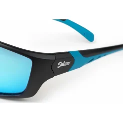 Salmo Black Glasses Grey Ice Blue Lens - Zonnebrillen - per stuk