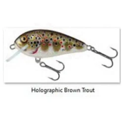 Salmo Rattlin'Hornet Flo - Swingers & hangers - 5.5 cm Holographic Brown Trout