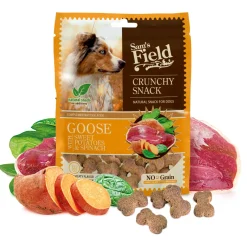Sam's Field Crunchy Cracker - Hondensnacks - Gans Bataat Spinazie 200 g