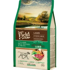 Sam's Field Junior Large Lam - Hondenvoer
