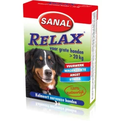 Sanal Relax Grote Hond - Anti stressmiddel - 15 tab >20kg