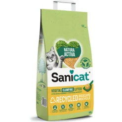 Sanicat Natura Activa Recycled - Kattenbakvulling - 10 l
