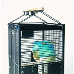 Savic Badhuis Papegaai Splash Giant - Vogelverblijven - 38x24x28 cm Blauw Xl