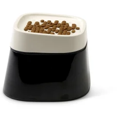 Savic Ergo Cube Food - Kattenvoerbak - 22x21x17.5 cm Zwart Wit