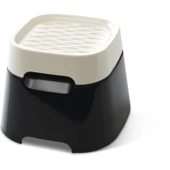 Savic Ergo Cube Food - Kattenvoerbak - 22x21x17.5 cm Zwart Wit