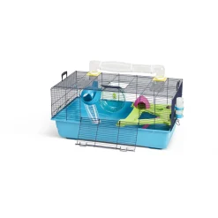 Savic Hamsterkooi Sky - Dierenverblijf - 80x50x50 cm Marineblauw