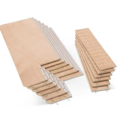 Savic Houten Plankenset Tasmania 120 - Dierenverblijf - 69x29x12 cm Houtkleur