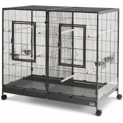 Savic Kleine Dierenkooi Tasmania 120 - Dierenverblijf - 120x65x107 cm Zwart