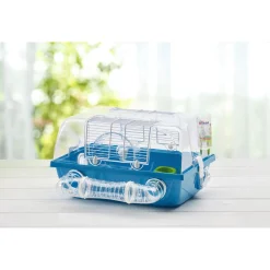 Savic Muis-Dwerghamsterkooi Spelos - Dierenverblijf - 42.5x38x24 cm Blauw