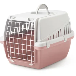 Savic Trotter 1 Ashrose - Kattenvervoersbox - Lichtgrijs Pink