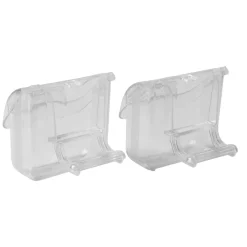 Savic Voederbakje - Vogel - Voerbak- Drinkbak - Transparant 2 stuks