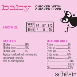 Schesir Baby Mouse 70 g - Kattenvoer