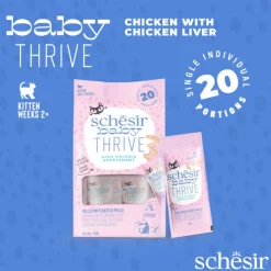 Schesir Baby Trive - Kattenvoer - Kip 160 g