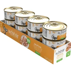 Schesir Blik Gelei - Kattenvoer - Tonijn Aloë Vera 70 g