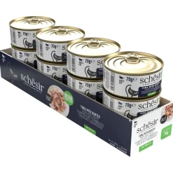 Schesir Blik Gelei - Kattenvoer - Tonijn Tandbrasem 70 g