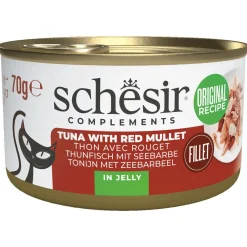 Schesir Blik Gelei - Kattenvoer - Tonijn Rode Mull 70 g