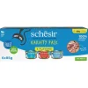 Schesir Complete In Jelly - Kattenvoer - Tonijn Garnaal Zeebrasem 6x85 g Variety Pack