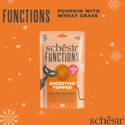Schesir Functions Digestive Topper - Kattensnack - 40 g