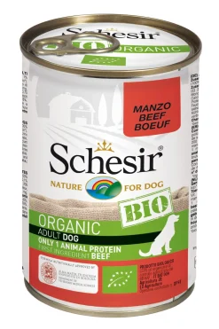 Schesir Hond Bio Blik Paté 400 g - Hondenvoer