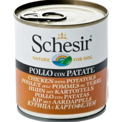 Schesir Hond Blik Gelei 285 g - Hondenvoer